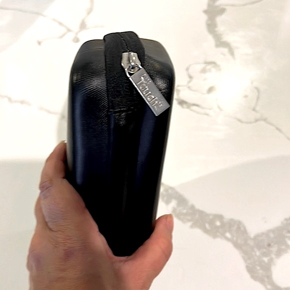 My Touch Black Travel Electronics Cable Hardshell Bag, 7” x 4”. - Picture 8 of 9